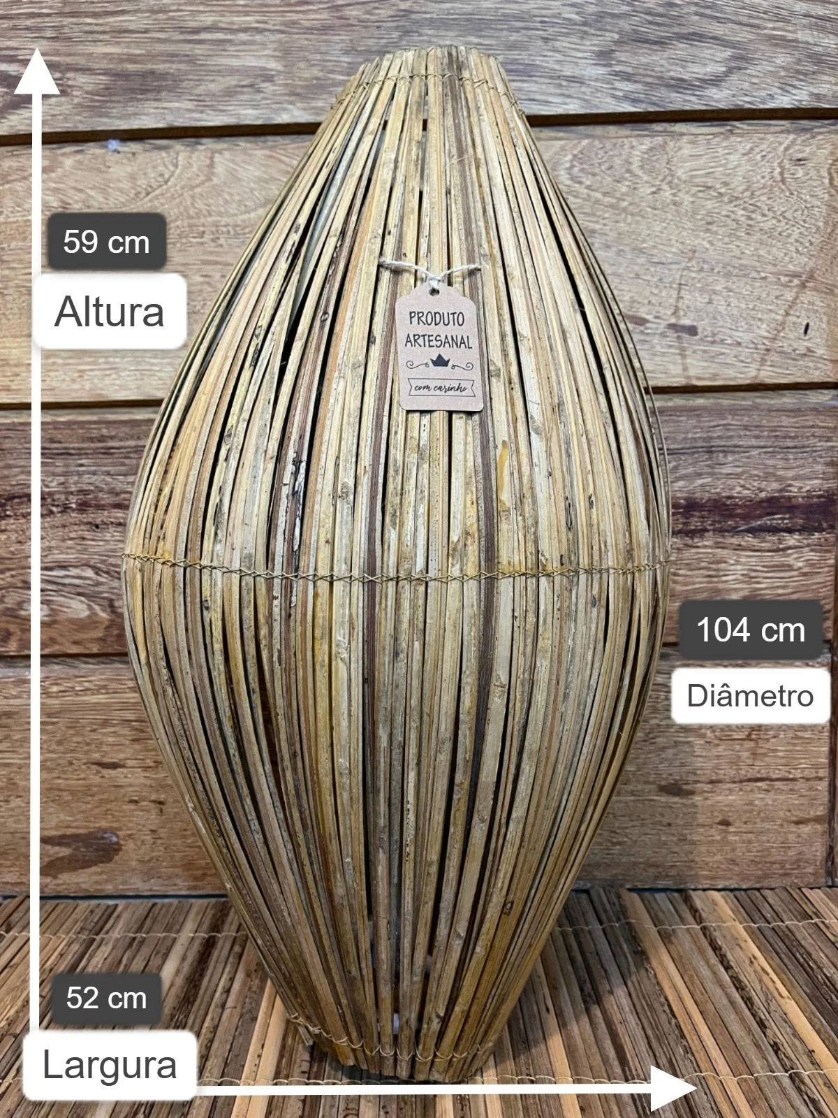 Pendente Balão Gota 59 cm