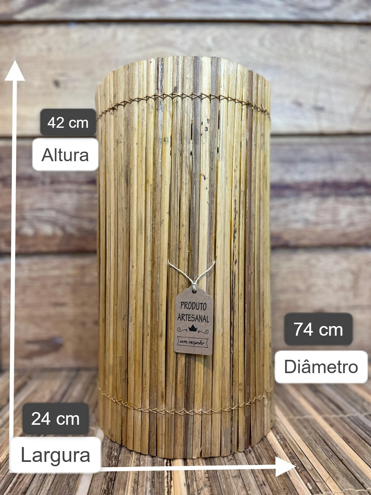 Lámpara Colgante Cilindro 42 cm